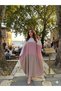 Tricolor 40-56 Size Ferace Dress for Daily and Special Occasions - 3