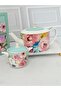 Porcelain Teapot and Sugar Bowl Set Full Bloom - 4