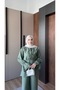 Ruffled Standard Size (38/42 Compatible) Summer Trouser Suit - 2