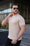 3 Pieces Men's Summer Printed Slim Fit Short Sleeve T-Shirt - 3