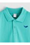 Polo Neck Embroidered Boy's T-Shirt - 3