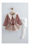 Plaid Gabardine Skirted Girl's Set (6 Months - 9 Months - 12 Months - 18 Months) - 2
