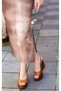 2310802 Eren Shoes&Bag Genuine Leather Ankle Strap Buckle Detailed Orthopedic Padded Sole Women's Sandals Brown - 8