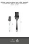 2-Pack Silicone Egg and Sauce Brush Anthracite - 2