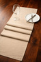 Light Brown, Duck Linen Decorative Runner 40 X 140 cm - 3