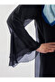 Silk Chiffon Layered Design Dress - 7