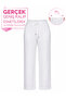 Plus Size Elastic Waist Glittery Lace-Up Wide Leg Women's Trousers - 2