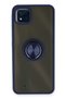 Ilkeshop New Realme C11 2021 Case Montreal Silicone Cover with Ring (180031) - Navy Blue