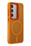 Ilkeshop Galaxy S24 Flet Lens Magsafe Cover (190924) - Orange - 2