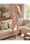 Summer V-Neck Camisole Pajama Set with Bow Detail - 3