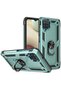 Ilkeshop New Galaxy A22 Case Sofia Ring Silicone Cover (203431) - Green - 2