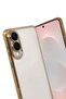 Ilkeshop New Galaxy S25 Edge Lensli Silikon (211338) - Gold - 3