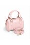 Women's Cylinder Model Lined Hand and Shoulder Bag Size (22X16 cm)