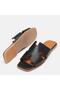 Women's Genuine Leather Slippers 41-42-43-44-Black - 7