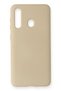 Ilkeshop New Galaxy M40 Case Nano Inside Velvet Silicone (113529) - Bone