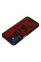 Ilkeshop New Galaxy M34 5g Case Pars Silicone with Lens Ring (125531) - Red - 4