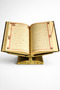 Desktop Rahle Classic Patterned Quran Rahle Gold - 3