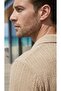 Men's Trendy Summer Wrinkled Fabric Short Sleeve T-Shirt and Pants Set - 6