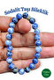 Natural Original Sodalite Stone Bracelet 8 mm - 2