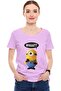 T-shirt For Men & Women| Printed Minion Design(WhAA??) For Couple| Round Neck Regular Fit - 2