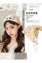 Cream Knitted Triangle Bandana Hair Band Women Teen Girls Children Summer Bohemian Vintage Korean Style Moon Flower - 2