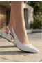 Women's High Heel Shoes White Skin Classic Stylish Evia - 2