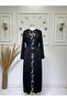 Women's Crepe Fabric Striped Kimono