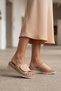 Elit 26Yrhm440 Women's Genuine Leather Orthopedic Flat Slippers Brown