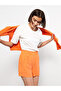 Plain Viscose Women's Shorts with Elastic Waist