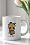 كوب سيراميك أبيض بتصميم I Am Groot سعة 330 مل مطبوع