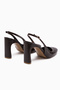 Dorte Brown Thick Heeled Women's Shoes - 5