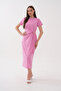 Yandan Buckle Crystal Dress - 4
