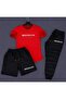 3-Piece T-Shirt Shorts Tracksuit Unisex Set