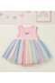 Pastel Rainbow Tulle Baby Girl Dress Romper (the Band Does Not Belong to the Dress) - 3