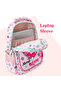 17”School Bag Set of 3- Backpack, Lunch Bag & Pencil Case,Laptop Compartment -Always Believe - Pink - 5