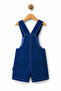 Unısex Basic Denim Şortlu Çocuk Salopet - 3