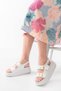 Zri̇n-1185 Premium White Wedge Heel Women's Sandals - 2