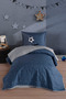 Ranforce 100% Cotton Embroidered Single Bedspread Set Vamos - 2