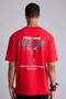 100% Cotton Nba Chicago Bulls Oversized Short Sleeve T-Shirt H3318Ax26Sm - 4