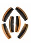 Wooden Body Horn Bone Comb At-147 Handmade Comb 14-16 cm - 5