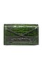 Genuine Leather Crocodile Print Evening Dress Bag Z189 Green Leather Print Crocodile - 2