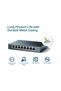 b-27 8 Port 10-100-1000 Mbps Switch Çelik Kasa % 72 Enerji Tasarruflu Gigabit Switch - 7