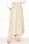 Pocket Detailed Sports Skirt Light Beige - 2