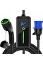 Premium EV Charger – Type 2 | 7kW, 32A, 5m | CEE Adapter | Weatherproof | LCD Display | GCC Specs | Fits Tesla, BYD, Audi, Mercedes & More | Fits GCC EVs