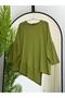 Women's 100% Cotton Lycra Asymmetrical Combed Cotton Tunic - 2