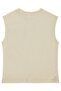 Basic Zero Sleeve T-Shirt for 2-5 Years - Ecru - 2