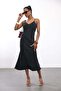 Black Aura Tensel Dress - 2