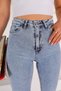 Blue Snow Narrow Leg Super Skinny High Waist Elasticity and Shaping Women's Jeans - 3
