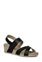 167218.Z Black Women's Flat Sandals - 2