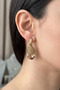 Honey Color Stone Earrings 5 Cm.